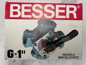 VALVOLA MISCELATRICE BESSER A 3VIE G3 1 POLLICE Racc Metalliche SUPERPREZZO - Foto 1 di 15