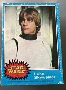 1977 Topps Star Wars Blue Series 1 Complete 1-66 Card Set EX +-NM Luke - Picture 1 of 5