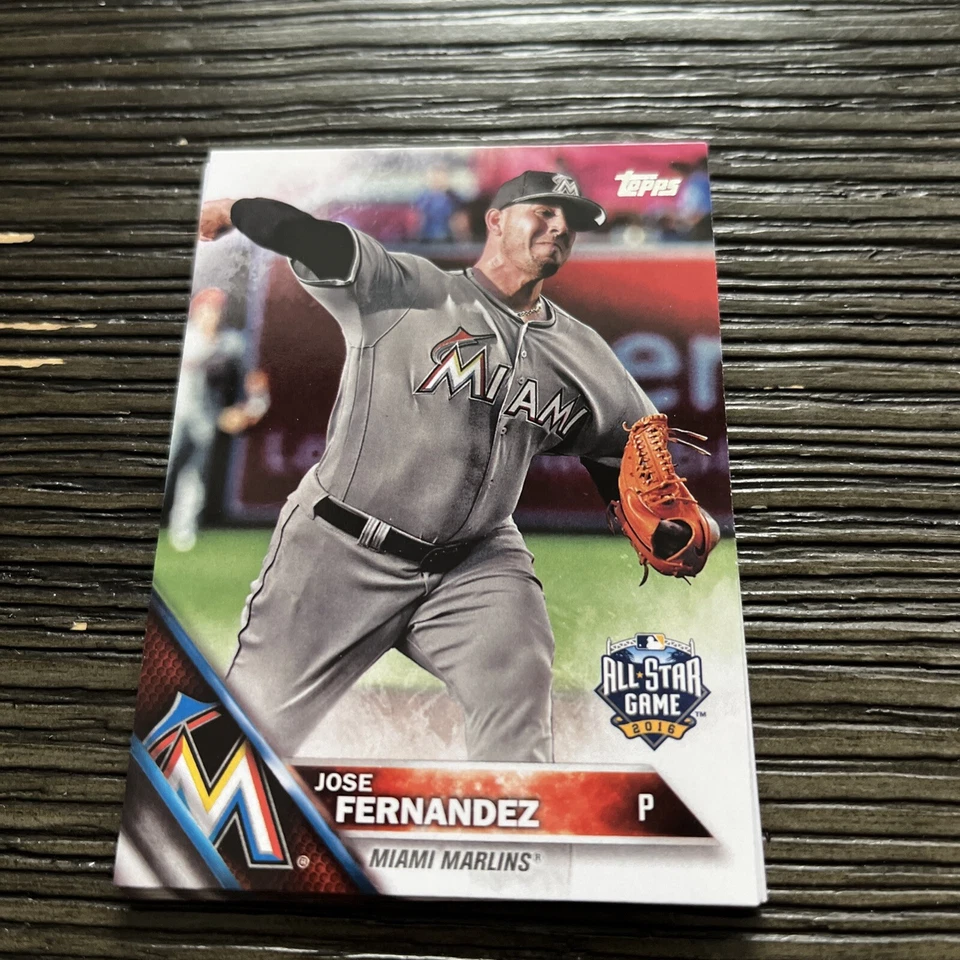 2016 Topps Update Jose Fernandez #US223 Miami Marlins All Star - Image 1 of 1