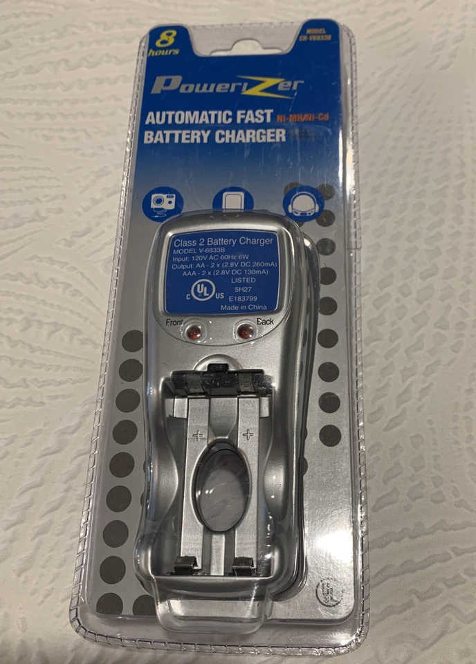 Battery charger AA   and AAA   Automatic Fast Powerizer  8 Hours - Image 1 of 4