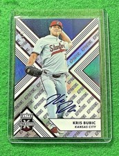 KRIS BUBIC AUTO PRIZM CARD SP#/100 JERSEY #36 ROYALS 2018 ELITE EXTRA EDITION SP