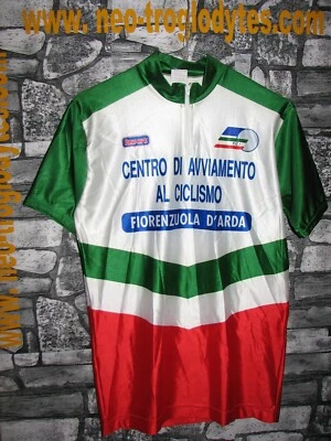 Vintage Cycling jersey shirt pro Italy   FCI  pista track ciclismo maglia bici - Immagine 1 di 2