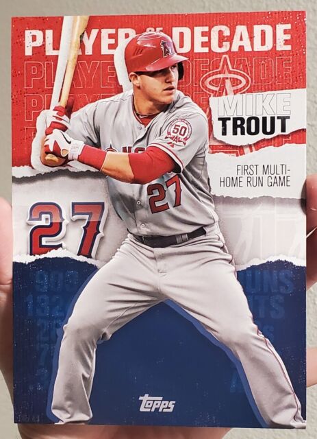 Topps Mike Trout 2020 Season Baseball Sports Trading Cards
