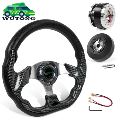 12.5" Steering Wheel Quick Release Hub Adapter Kit For Ford F150/F250/F350 92-97 Foto 1 de 4
