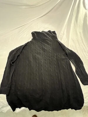 Vestido Suéter LAUREN Ralph Mujer Manga Larga Hebilla Envolvente Gris Algodón/Cachemira L Foto 1 de 4