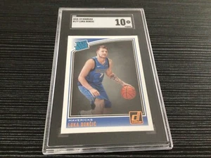 2018-19 Panini Donruss Luka Doncic RC #177 SGC 10 - Picture 1 of 3