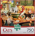 Buffalo Games   Kitten Kitchen Capers   750 Piece Jigsaw Puzzle 24X18 Inches