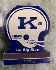 Vintage University Of Kentucky '80 Go Big Blue Matchbook By Home Federal S & L