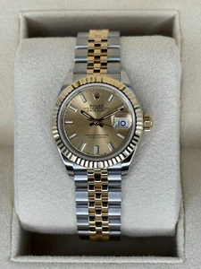 NEW 2025 Rolex Lady Datejust 28mm 279173 Jubilee Champagne Dial - Picture 1 of 10