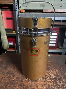 Vintage Thermos Brand Vacuum Vessel/Flask. Complete with Containers. Made in USA - Picture 1 of 19