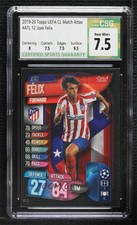 2019-20 Topps UCL Match Attax US Edition Joao Felix #ATL12 CSG 7.5