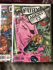 Marvel Comics 1998 #1,2. Fury Agent 13 Rare!!!