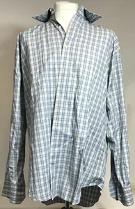 Equilibrio Men's Button Up Shirt Grey Color Size XL - Picture 1 of 4