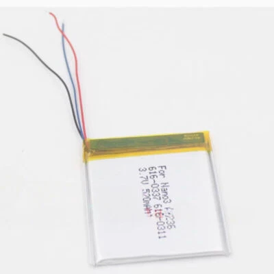 5PCS Battery For Apple iPod Nano 3 3rd Generation 616-0337 A1236 520mAh - Image 1 of 4