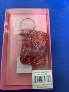 Liz Claiborne Llavero Moneda Cuentas Estuche Inicial K - Imagen 1 de 2