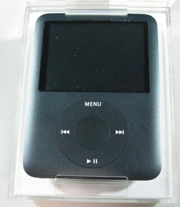Apple iPod nano 8GB 3ª generación MB261LL / A AS IS Black bueno para piezas - Imagen 1 de 6