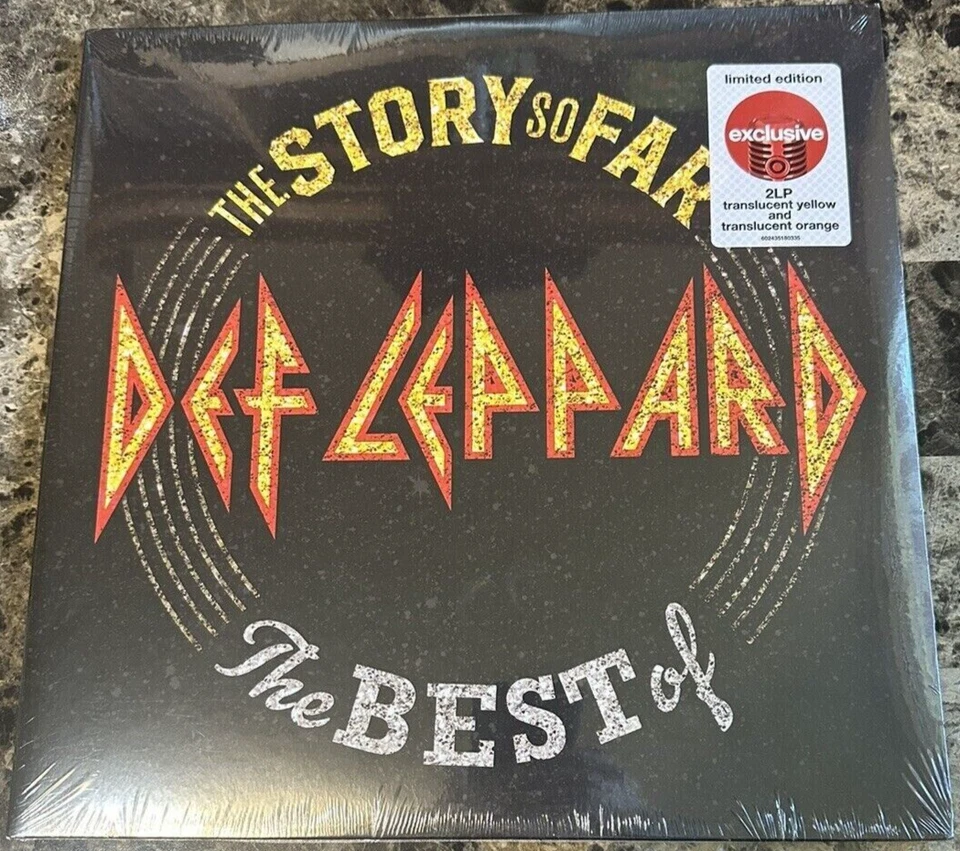 Best of Def Leppard - The Story so Far Yellow & Orange Color 2x Vinyl