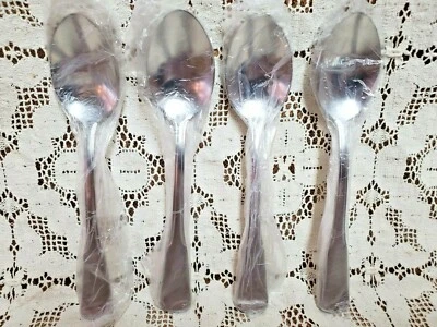 Oneida Colonial Boston Cucharaditas 6" Acero Inoxidable Nuevo Juego 4  Foto 1 de 4