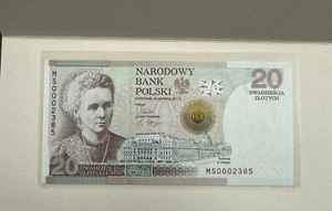 POLAND 20 Zloty 2011 Marie Skłodowska-Curie Commemorative issue UNC With FOLDER - Picture 1 of 4
