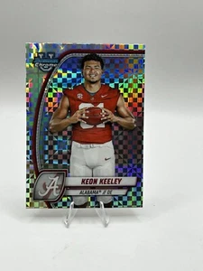 Keon Keeley 2024 Bowman University Chrome X-Fractor Alabama #113 - Picture 1 of 2