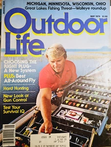 OUTDOOR LIFE Magazine May 1979 Hard Hunting Gun Control Survival IQ Great Lakes - Picture 1 of 5