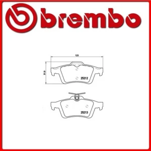 07.B315.44#291 PASTIGLIE FRENO POSTERIORE SPORTIVE BREMBO SPORT VOLVO V50 (MW) 1 - Foto 1 di 1