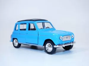 RENAULT 4 - R4 - 4L bleu 1/35 - Picture 1 of 1