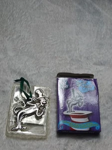 Cat In The Hat Silver Plated Ornament - Picture 1 of 6