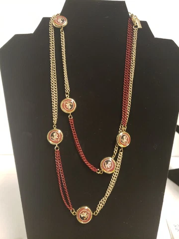 FLORIDA STATE UNIVERSITY  SEMINOLES FSU ACCESSORY PLAYS NECKLACE CHAIN CHARMS Cover