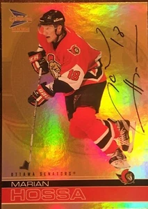 Marian Hossa Ottawa Senators Signed NHL Hockey Card - Picture 1 of 2