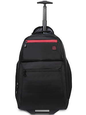 22  Black Rolling Backpack With Telescopic Handle • 38.17$