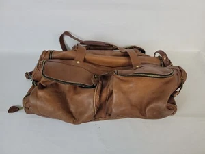 Bolso de Bolso de Lona Frye de Colección Cuero Genuino Colombia Marrón 24 pulgadas - Imagen 1 de 16