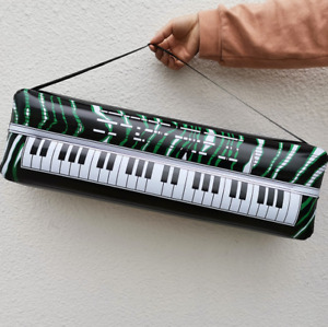 Large Inflatable Electronic Keyboard Keytar Band Music Birthday Party Prop Decor