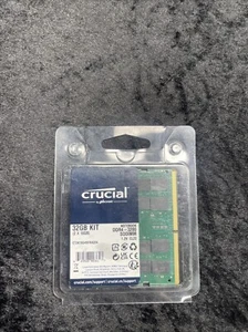 Crucial RAM 32GB Kit (2x16GB) DDR4 3200MHz CL22 (CT2K16G4SFRA32A) BRAND NEW - Afbeelding 1 van 2