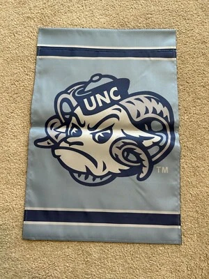 North Carolina Tar Heels Garden Banner Flag 12" x 18" LOT OF 5 - NWOT - Image 1 of 2