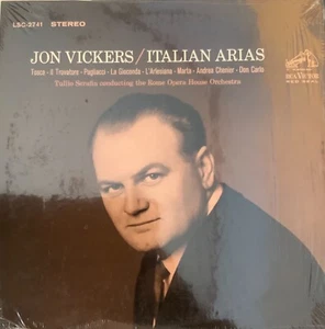 JON VICKERS-ITALIAN ARIAS-ORIGINAL 1964 RCA VICTOR RED SEAL LSC-2741 VINYL - Picture 1 of 2