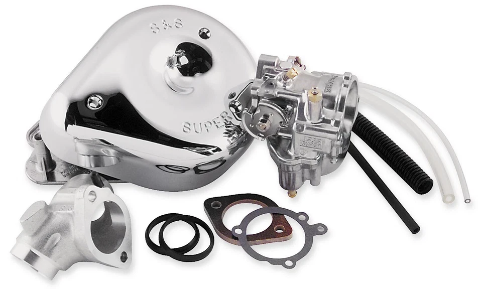 S & S Cycle 1-7/8 Shorty Super E Carburetor Kit - Twin Cam Engines 11-0450 - Image 1 of 1