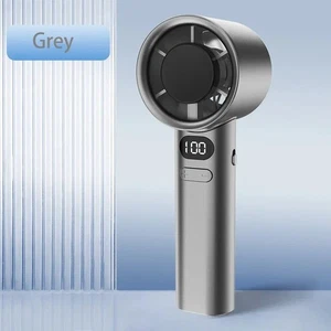 Portable Hand Fan , 120 Wind Speeds, Mini Bladeless Handheld Fan, USB Recharge - Picture 1 of 9