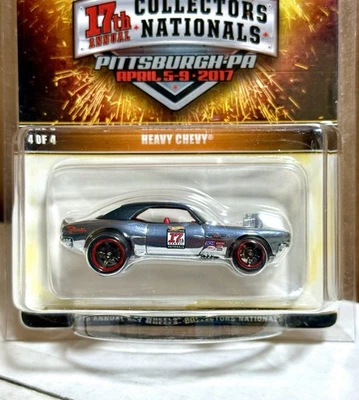 Hot Wheels 17th Annual Collectors Nationals HEAVY CHEVY - Negro Cromo 1163/1300 Foto 1 de 4