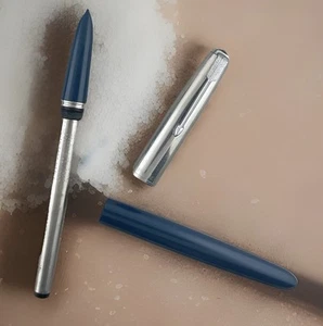Parker Blue 51 Special Fountain Pen ~ Aerometric ~ Nice - Picture 1 of 6