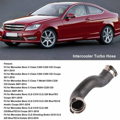 FITS BENZ C - CLASS CLS 220 250 CDI INTERCOOLER TURBO HOSE PIPE 2125280882 LEFT - Image 1 of 4