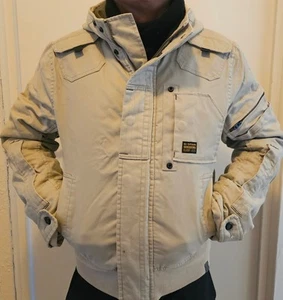 G-Star Beige Jacket Mens Size L - Picture 1 of 5
