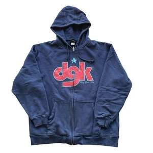 DGK Dirty Ghetto Kids Hoodie Mens Large Reebok Collab Skateboarding Sweatshirt - Picture 1 of 9