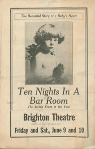 Father Dear Father Sheet Music 1922 Ten Nights In A Bar Room Flier Temperance - Picture 1 of 3