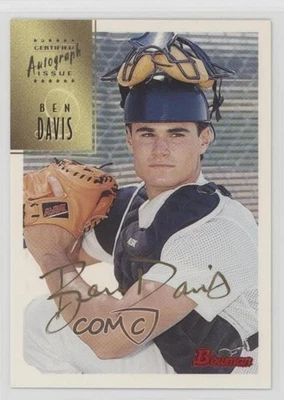 Bowman Auto Gold Ink Ben Davis 1997 #CA20 automático Foto 1 de 2