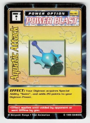 1999 Digimon TCG #Bo-45 Aquatic Attack - Image 1 of 2