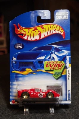 Ferrari P4 Oro Rojo 5 Radios Hot Wheels 2002 Nº 025 13/42 Primeras Ediciones Foto 1 de 3