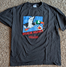 Duck Hunt Nintendo Vintage Shirt M Medium 2000s NES Box