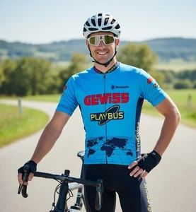 Bianchi Gewiss Playbus Radtrikot Rapid Sport XL Fahrrad Reitshirt Gr. XL - Bild 1 von 12