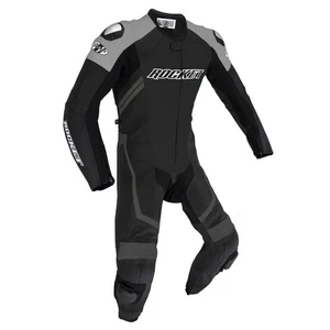Joe Rocket Speedmaster 7 Black Grey 1-piece Race Suit size 46 - Picture 1 of 3